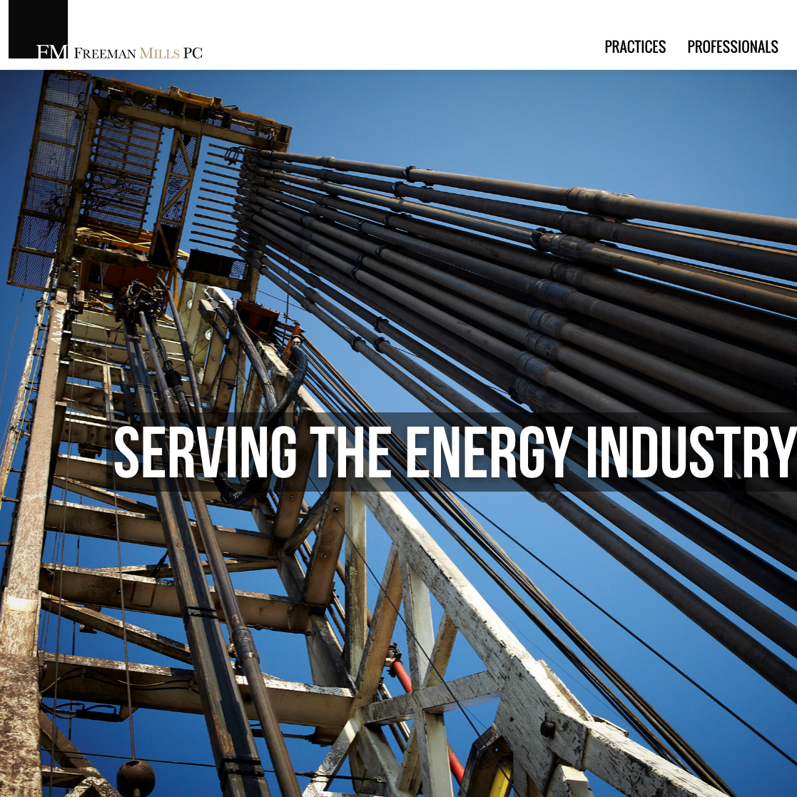 Freeman Mills Law Firm - Web design Longview Texas