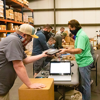 unboxing chromebooks at nisd